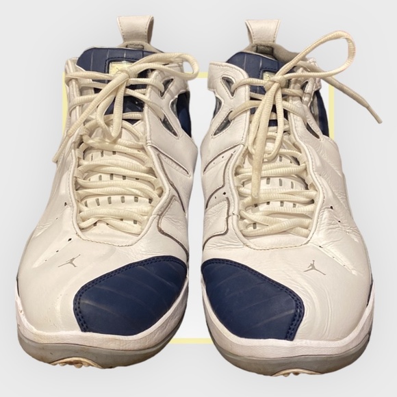 Vintage Size 10.5 - 2008 Jordan Jumpman Jeter Clutch White Midnight Navy
